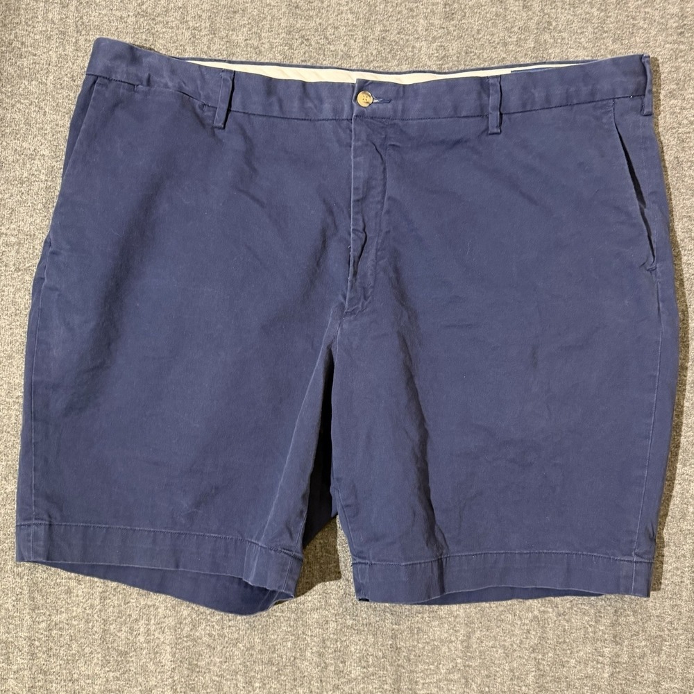 Polo Ralph Lauren Mens Navy Blue Stretch Classic Fit Chino Shorts Size 44